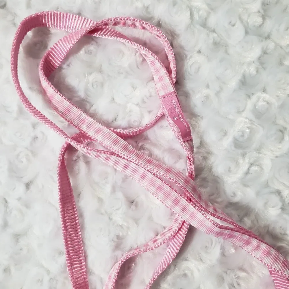 Stoney Clover Lane x Target pink plaid pet leash